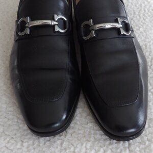 Salvatore Ferragamo"Benford"black men's loafers size 9 2E
